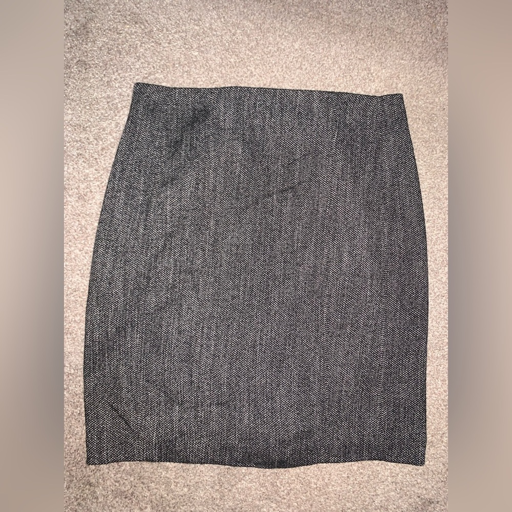 Express Charcoal Gray Pencil Skirt